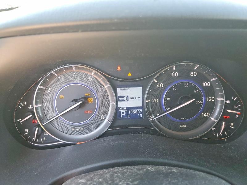 2012 Infiniti Qx56 VIN JN8AZ2NCXC9315563 COPART salvage auction — FRONT END, Oh - Certificate Of Title, sold $1,300 on 2026-07-10 (photo 9)