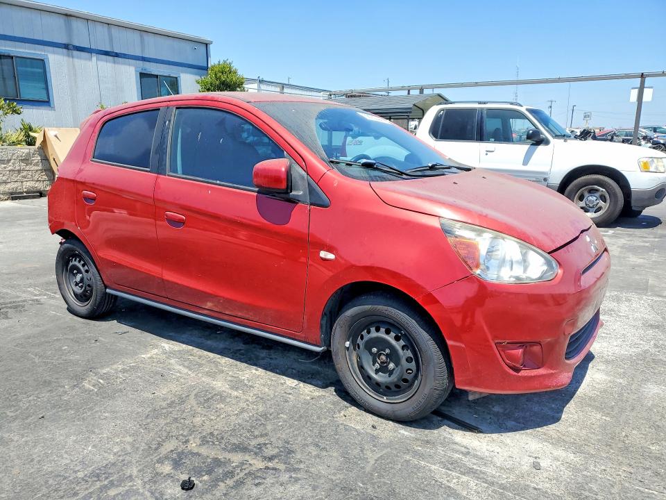 2015 Mitsubishi VIN ML32A3HJ4FH032323 COPART salvage auction — REAR END, Ca - Salvage Certificate, sold $875 on 2026-07-31 (photo 4)