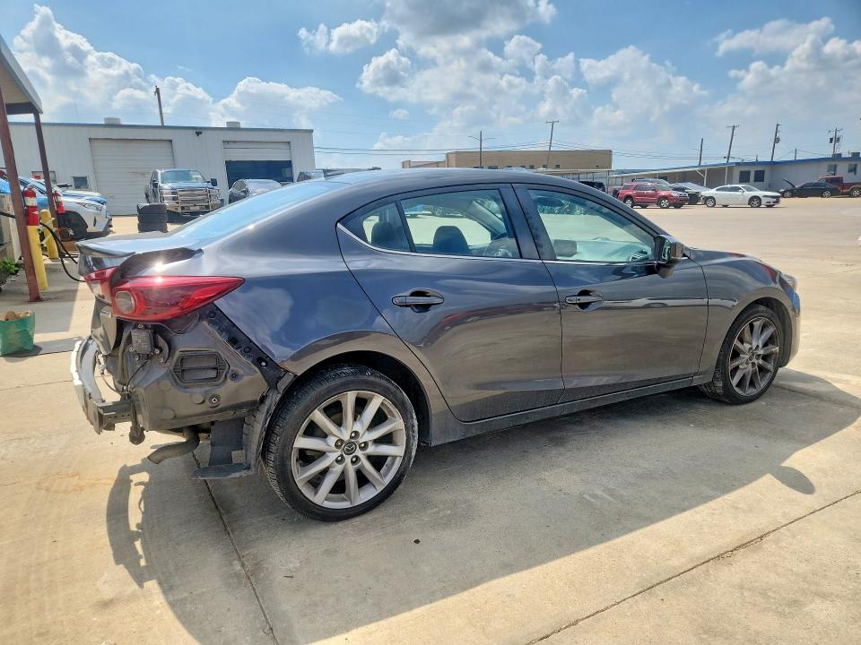 2017 Mazda 3 VIN JM1BN1W30H1100879 COPART salvage auction — REAR END, Tx - Salvage Vehicle Title, sold $1,300 on 2026-08-03 (photo 3)