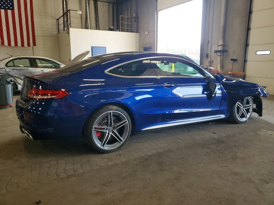 2020 Mercedes-benz C-klasse amg VIN WDDWJ8HB6LF981924 COPART salvage auction — FRONT END, Mn - Cert Of Title-Salvage, sold $26,500 on 2026-08-06 (photo 3)