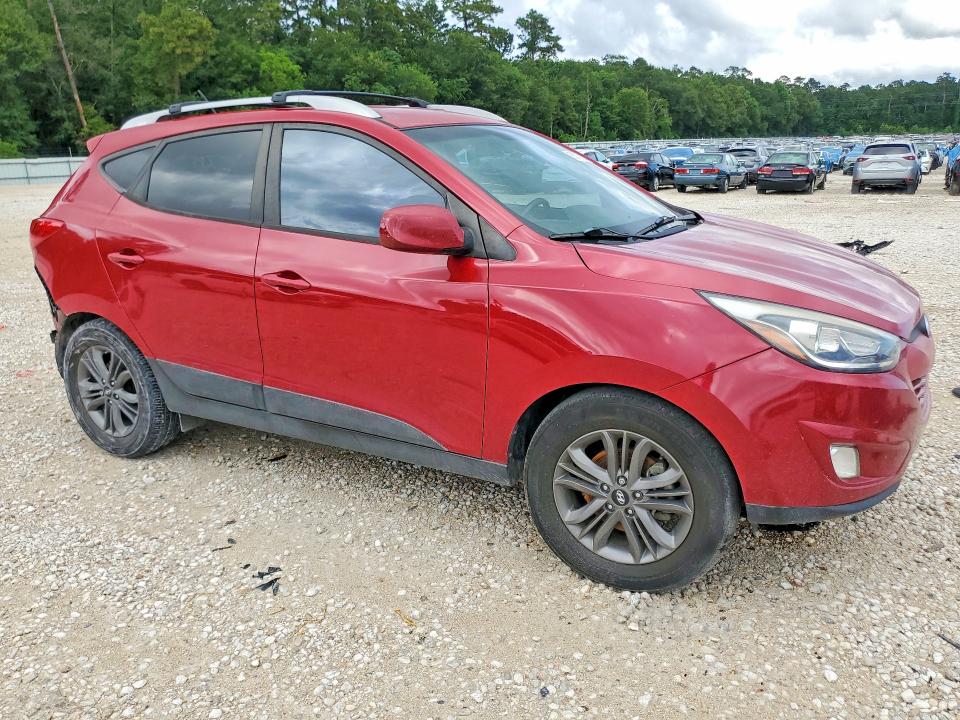 2015 Hyundai Tucson VIN KM8JU3AG2FU100572 COPART salvage auction — REAR END, Tx - Certificate Of Title, sold $150 on 2026-07-24 (photo 4)