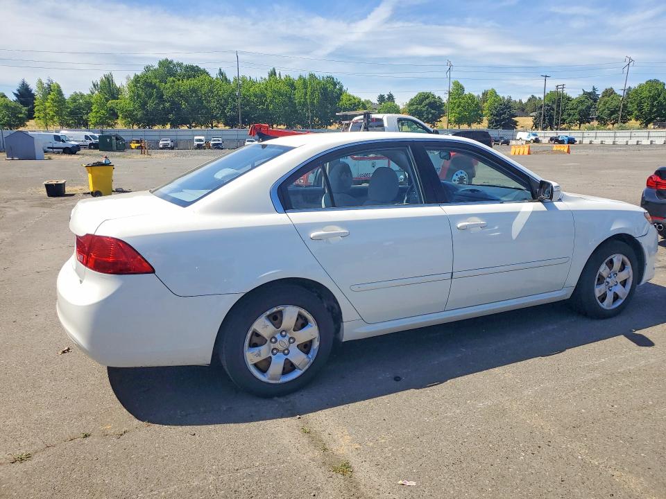 2009 Kia Optima VIN KNAGE228895292766 COPART salvage auction — REAR END, Or - Salvage Title Certificate, sold $1,800 on 2026-07-20 (photo 3)