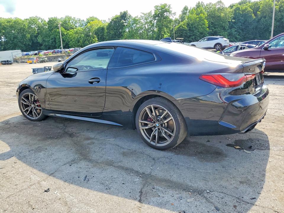 2021 BMW M4 VIN WBA13AR0XMCF61542 COPART salvage auction — FRONT END, Ny - Mv-907A Salvage Certificate, sold $19,400 on 2026-08-06 (photo 2)