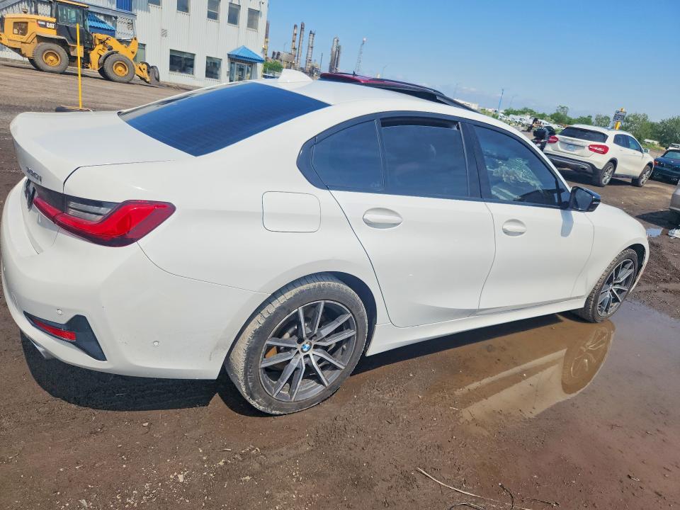 2019 BMW 3er VIN WBA5R7C50KAJ80473 COPART salvage auction — FRONT END, Qc - Gravement Accidente, sold $200 on 2026-07-28 (photo 3)