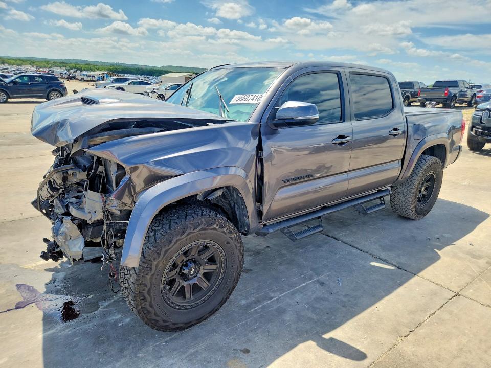 2019 Toyota Tacoma VIN 5TFAZ5CN0KX073734 COPART salvage auction — FRONT END, Tx - Salvage Vehicle Title, sold $7,100 on 2026-07-08 (photo 1)