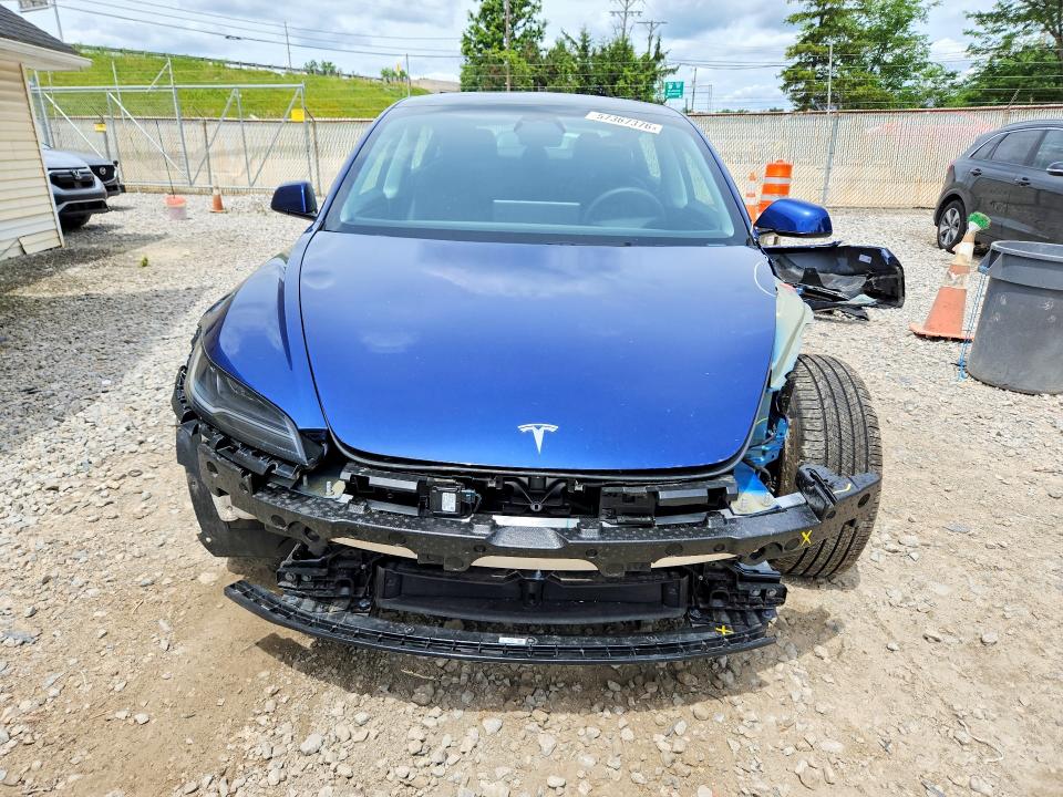 2025 Tesla VIN 5YJ3E1EB5SF951572 COPART salvage auction — FRONT END, Oh - Cert Of Title-Salvage, sold $12,900 on 2026-07-22 (photo 5)