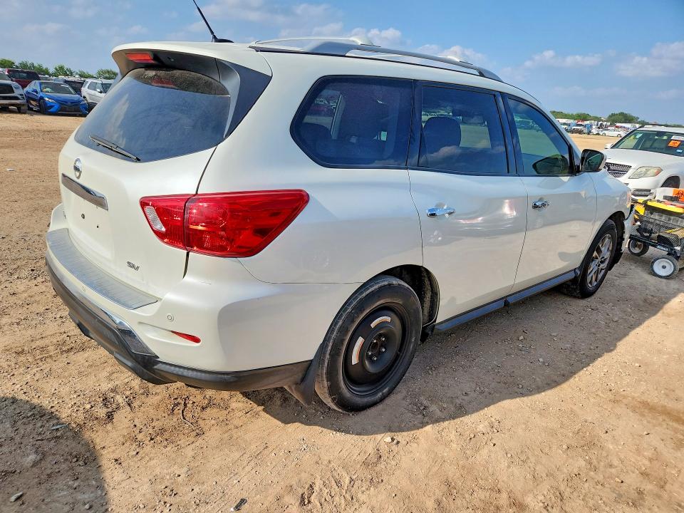 2018 Nissan Pathfinder VIN 5N1DR2MN6JC606438 COPART salvage auction — FRONT END, Tx - Certificate Of Title, sold $2,200 on 2026-07-09 (photo 3)