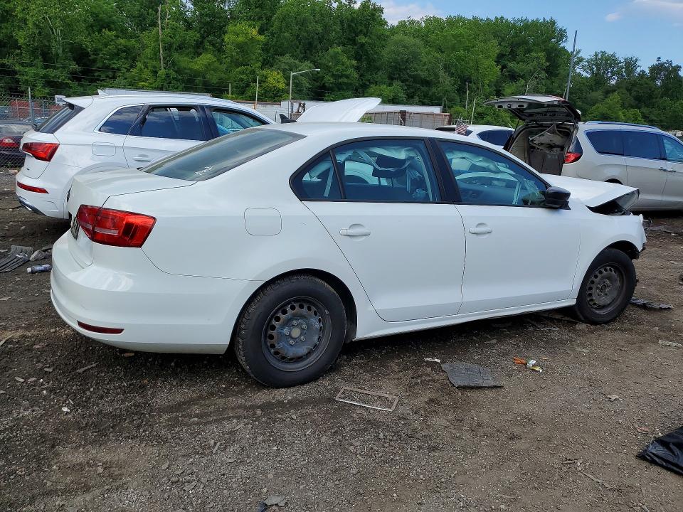 2015 Volkswagen VIN 3VW2K7AJ7FM316159 COPART salvage auction — FRONT END, Md - Cert Of Salvage > 75% Damage, sold $400 on 2026-07-02 (photo 3)