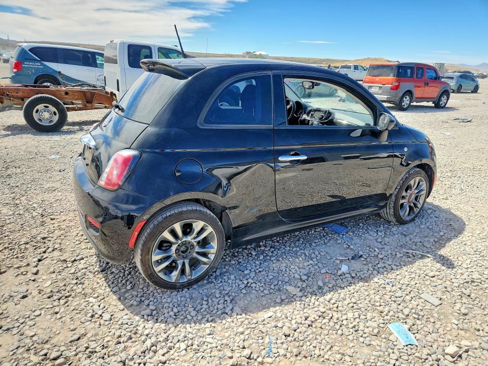 2017 Fiat 500 VIN 3C3CFFKR4HT553764 COPART salvage auction — SIDE, Ut - Salvage Certificate, sold $1,850 on 2026-07-10 (photo 3)