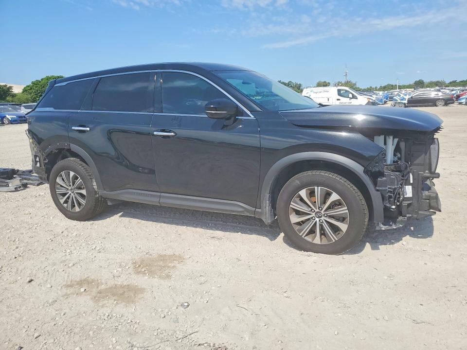 2024 Infiniti Qx60 VIN 5N1DL1ERXRC346862 COPART salvage auction — FRONT END, Fl - Cert Of Title Slvg Rebuildable, sold $7,800 on 2026-07-23 (photo 4)