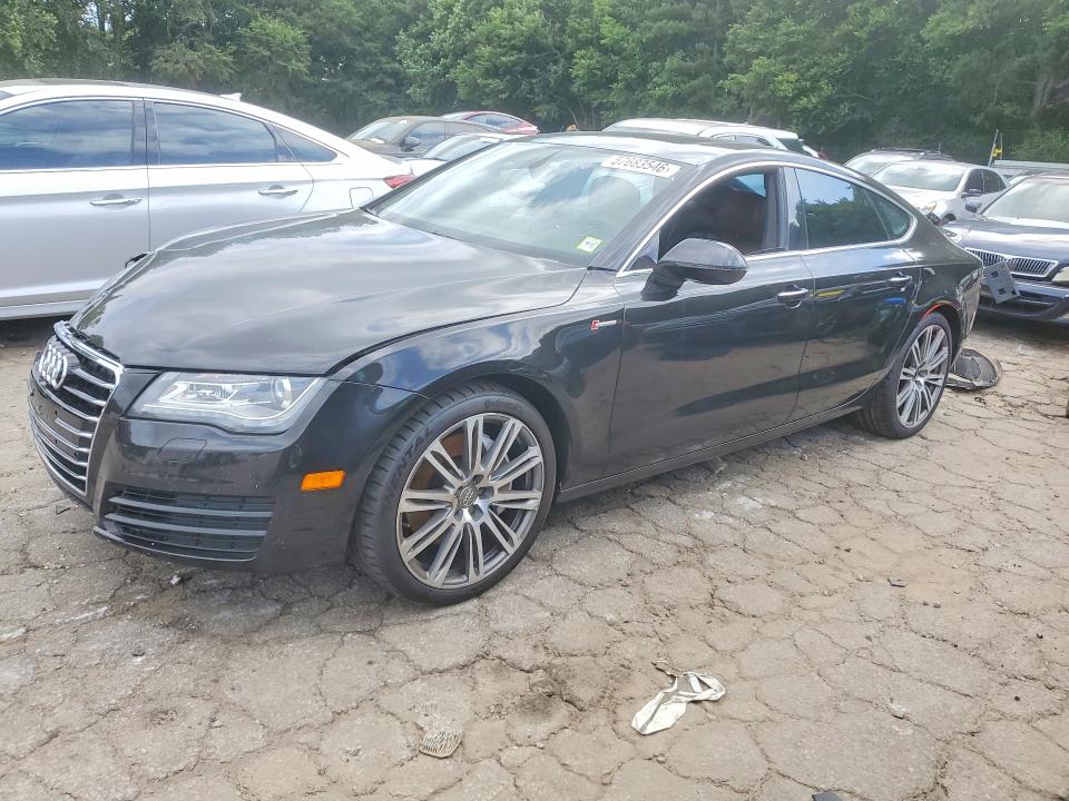 2014 Audi A7 VIN WAUWGAFC6EN100480 COPART salvage auction — FRONT END, Ga - Cert Of Title-Salvage, sold $1,000 on 2026-07-24 (photo 1)