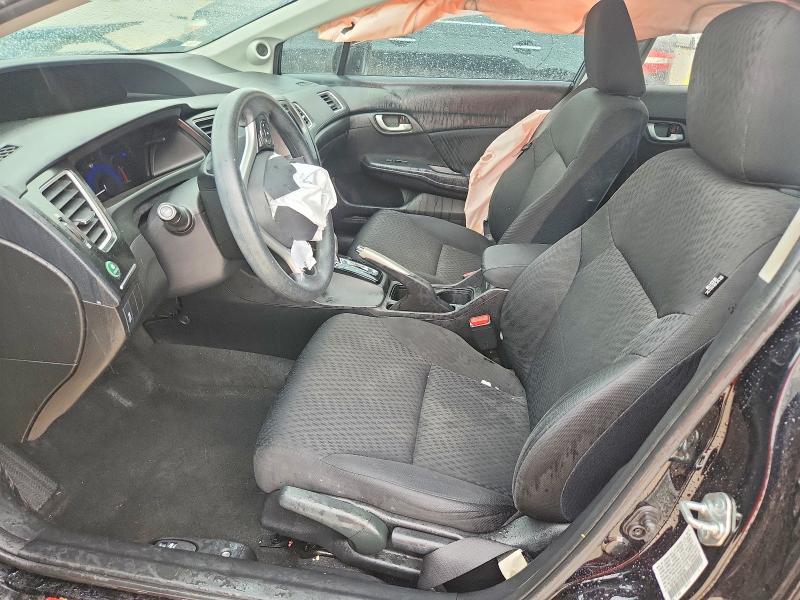 2015 Honda Civic VIN 19XFB2F78FE083200 COPART salvage auction — FRONT END, Tx - Salvage Vehicle Title, sold $1,050 on 2026-07-02 (photo 7)