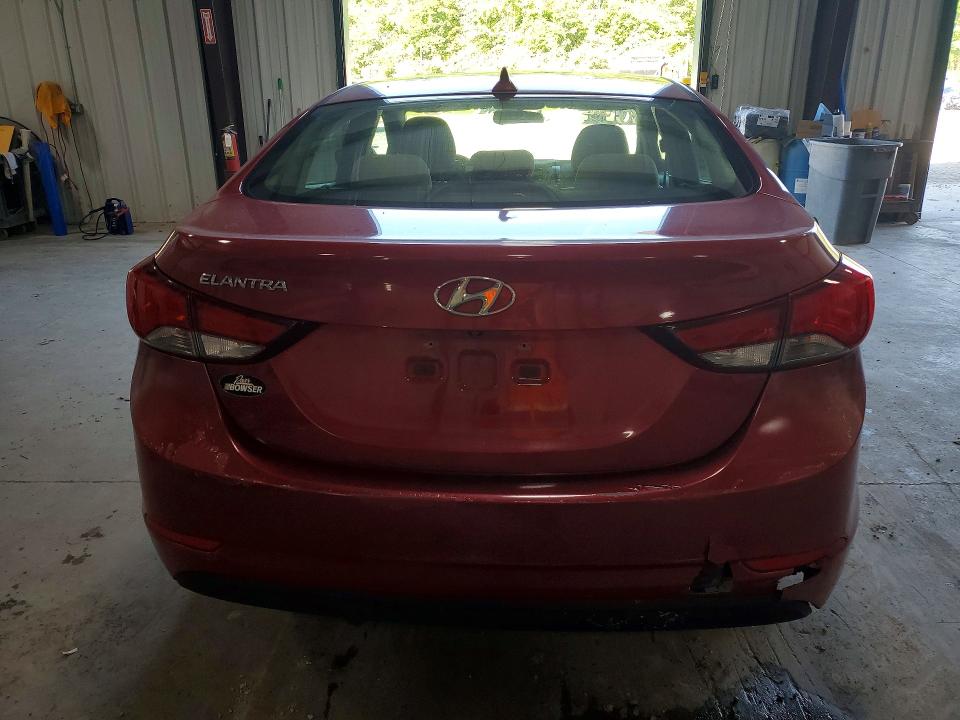 2015 Hyundai Elantra VIN KMHDH4AE5FU350720 COPART salvage auction — SIDE, Mt - Certificate Of Title, sold $1,150 on 2026-07-15 (photo 6)