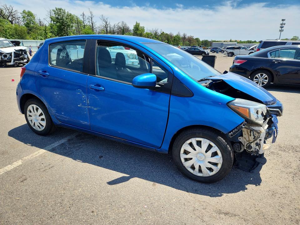 2015 Toyota Yaris VIN VNKKTUD35FA033713 COPART salvage auction — FRONT END, Ny - Certificate Of Title, sold $2,000 on 2026-07-22 (photo 4)