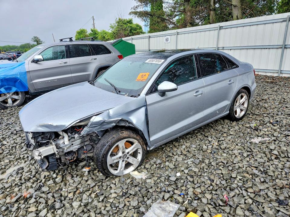 2017 Audi VIN WAUB8GFF3H1042073 COPART salvage auction — FRONT END, Nj - Cert Of Title-Salvage, sold $400 on 2026-07-27 (photo 1)