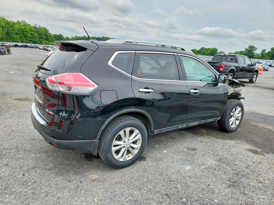 2015 Nissan Rogue VIN 5N1AT2MVXFC787653 COPART salvage auction — FRONT END, Pa - Certificate Of Salvage, sold $775 on 2026-07-04 (photo 3)