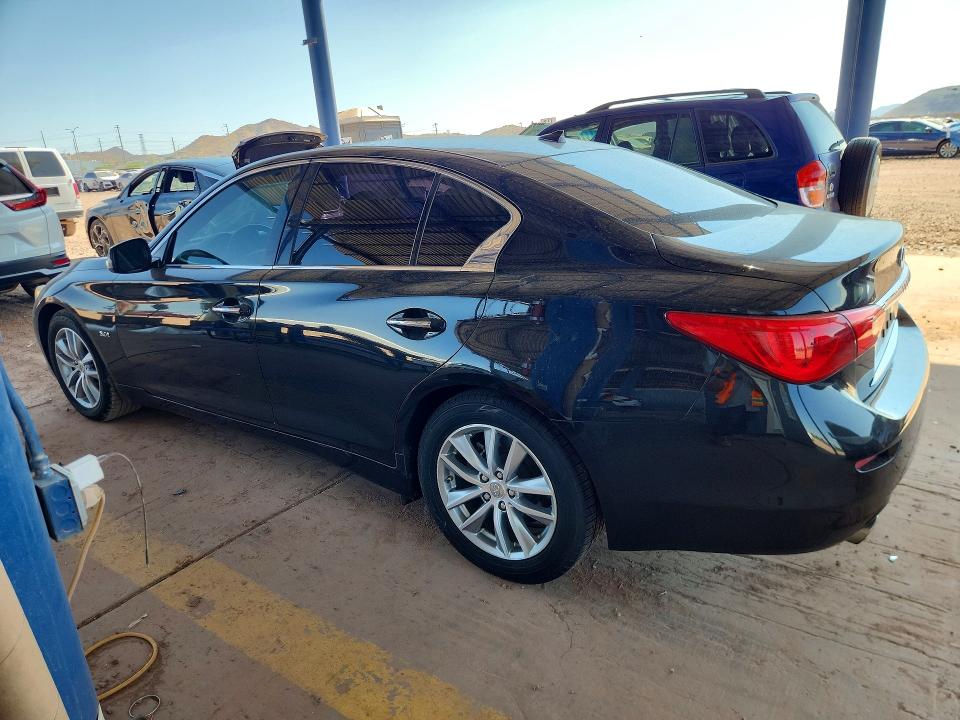 2017 Infiniti VIN JN1EV7AP5HM740016 COPART salvage auction — FRONT END, Az - Dealer Only Clean Title, sold $2,200 on 2026-07-28 (photo 2)