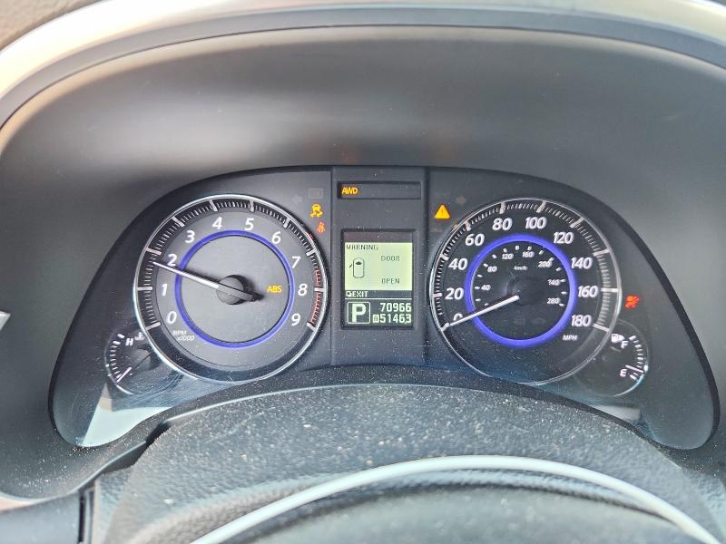 2012 Infiniti Fx VIN JN8AS1MW6CM151395 COPART salvage auction — SIDE, Ny - Mv-907A Salvage Certificate, sold $1,900 on 2026-07-15 (photo 9)
