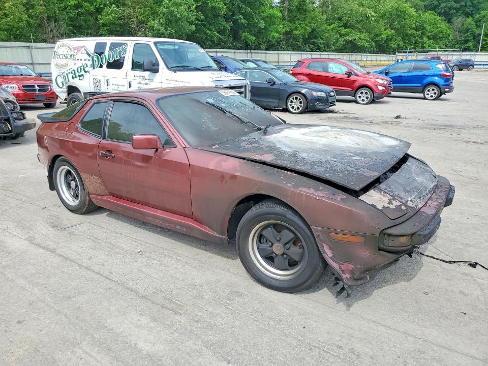 1986 Porsche 944 VIN WP0AA0944GN459438 COPART salvage auction — Burn Engine, Oh - Cert Of Title-Salvage, sold $375 on 2026-07-09 (photo 4)
