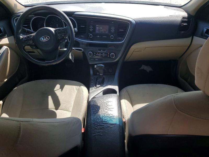 2015 Kia Optima VIN KNAGM4A75F5646701 COPART salvage auction — FRONT END, Tx - Salvage Vehicle Title, sold $525 on 2026-07-16 (photo 8)
