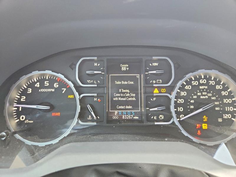 2021 Toyota Tundra VIN 5TFDY5F1XMX989168 COPART salvage auction — FRONT END, Tx - Certificate Of Title, sold $12,200 on 2026-07-30 (photo 9)