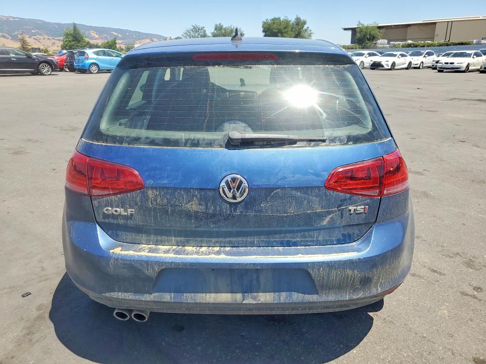 2015 Volkswagen Golf VIN 3VW217AU1FM067077 COPART salvage auction — MECHANICAL, Ca - Salvage Certificate, sold $1,050 on 2026-07-02 (photo 6)