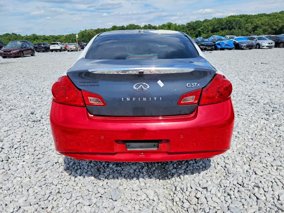 2012 Infiniti G37 VIN JN1CV6AP6CM628089 COPART salvage auction — FRONT END, GA - CERT OF TITLE-SALVAGE (P), sold $275 on 2026-07-23 (photo 6)