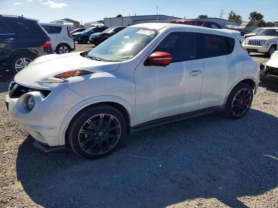 2015 Nissan Juke VIN JN8AF5MV2FT564816 COPART salvage auction — REAR END, Ca - Salvage Certificate, sold $1,600 on 2026-07-28 (photo 1)