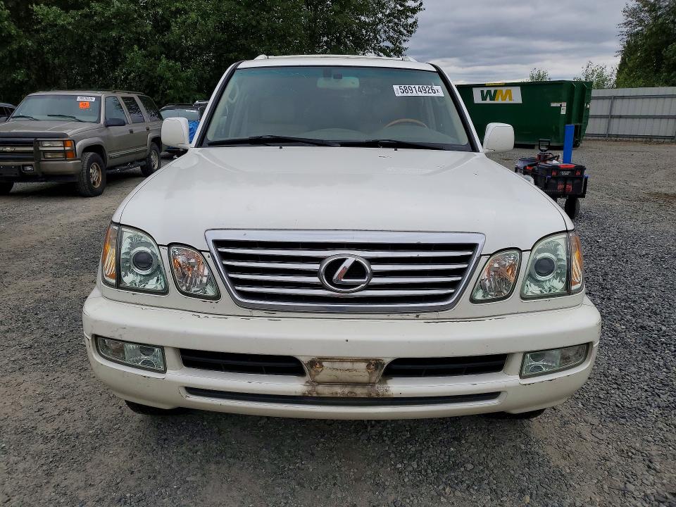 2006 Lexus Lx 470 VIN JTJHT00WX64018342 COPART salvage auction — SIDE, WA - BILL OF SALE, sold $7,100 on 2026-07-13 (photo 5)