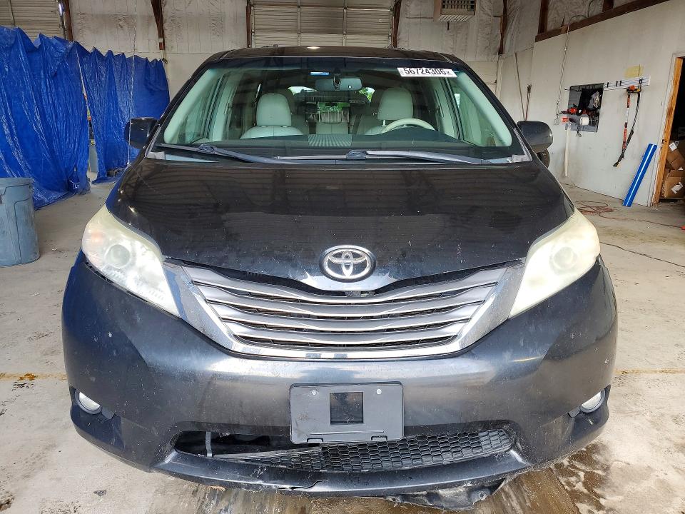 2011 Toyota Sienna VIN 5TDYK3DC1BS045516 COPART salvage auction — FRONT END, Ky - Cert Of Title-Salvage, sold $2,700 on 2026-07-13 (photo 5)