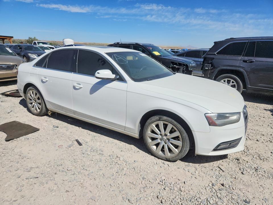 2013 Audi A4 VIN WAUBFAFL8DN013180 COPART salvage auction — FRONT END, Co - Salvage Title (P), sold $2,800 on 2026-07-17 (photo 4)