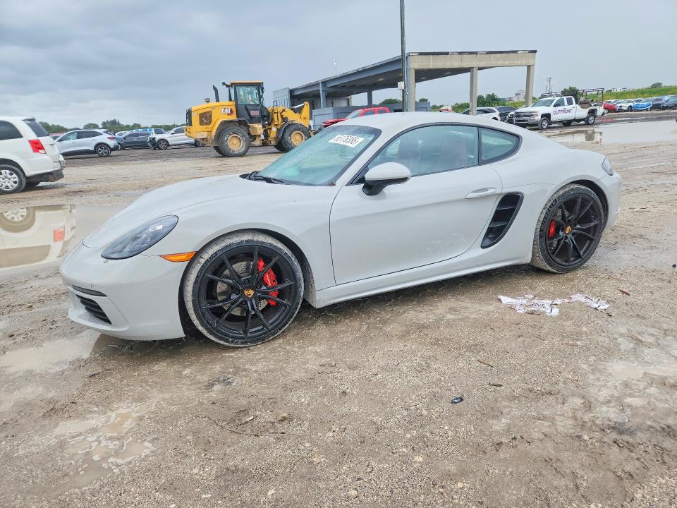 2024 Porsche Cayman VIN WP0AB2A83RK264104 COPART salvage auction — UNDERCARRIAGE, Fl - Certificate Of Destruction, sold $35,000 on 2026-07-16 (photo 1)