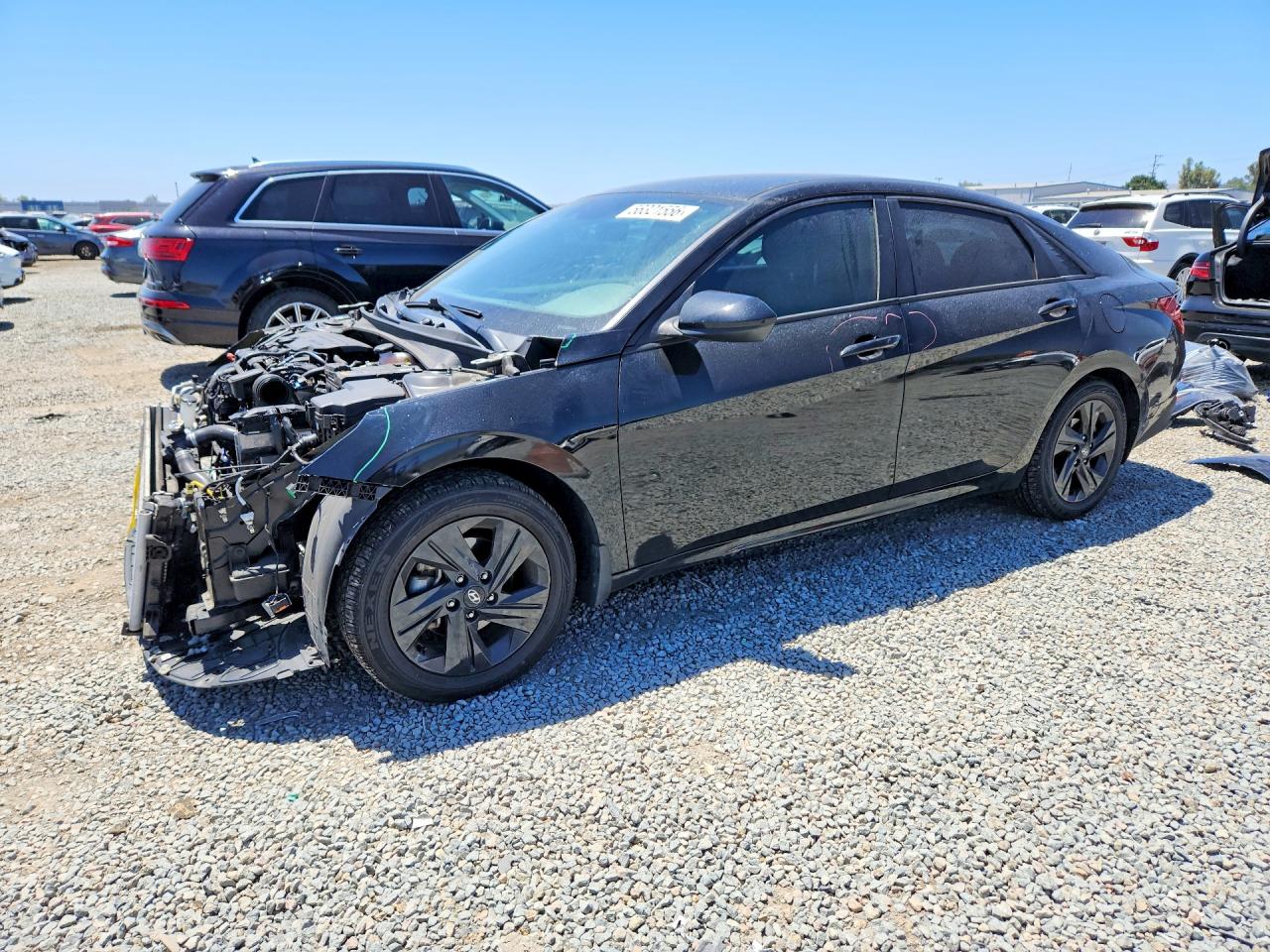 2023 Hyundai Elantra VIN KMHLM4AG9PU530020 COPART salvage auction — Front End, CA - SALVAGE CERTIFICATE, sold $3,900 on 2026-07-10 (photo 1)