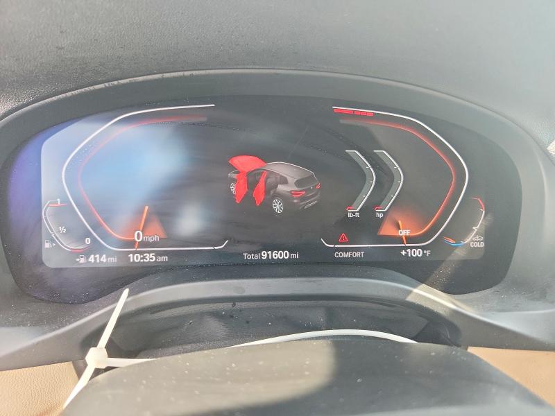 2021 BMW VIN 5UXTY3C04M9H67324 COPART salvage auction — SIDE, Ga - Cert Of Title-Salvage, sold $7,800 on 2026-07-28 (photo 9)
