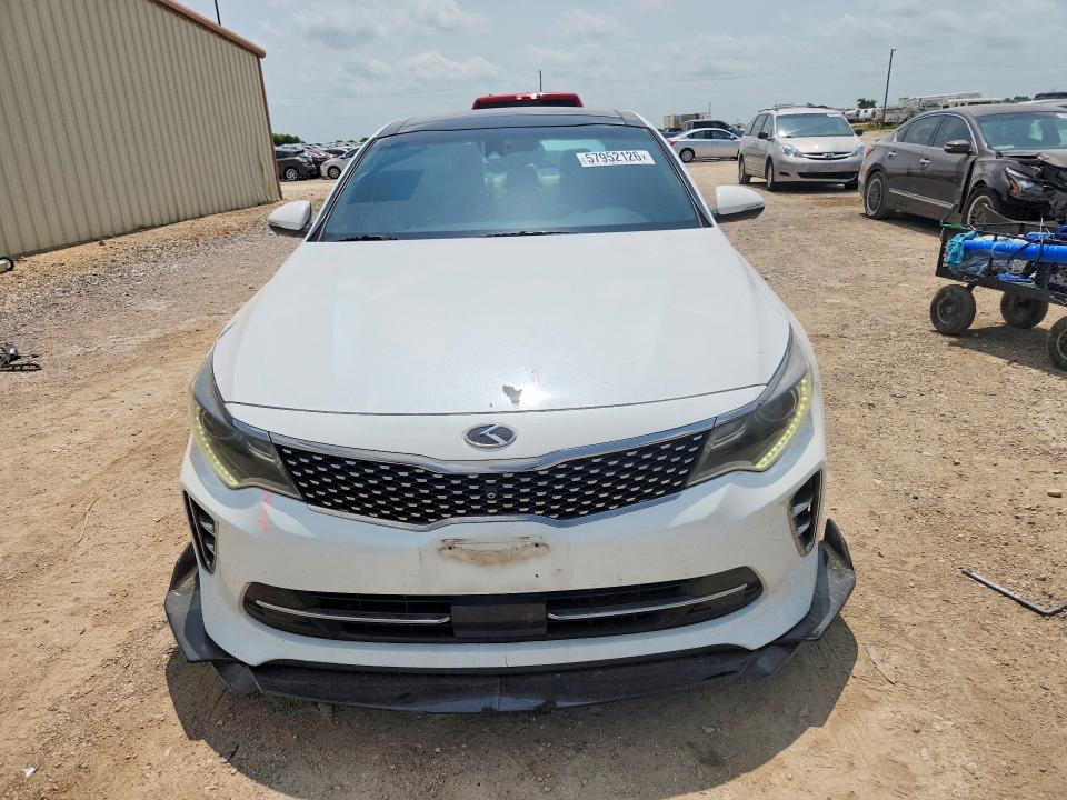 2016 Kia Optima VIN 5XXGV4L25GG095345 COPART salvage auction — REAR END, Tx - Salvage Vehicle Title, sold $1,100 on 2026-07-29 (photo 5)
