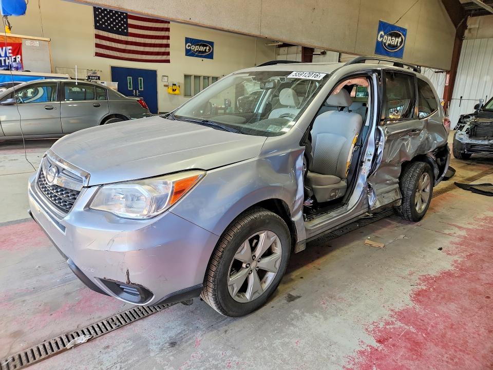 2015 Subaru Forester VIN JF2SJAFC6FH561568 COPART salvage auction — SIDE, Pa - Certificate Of Salvage, sold $1,550 on 2026-07-13 (photo 1)