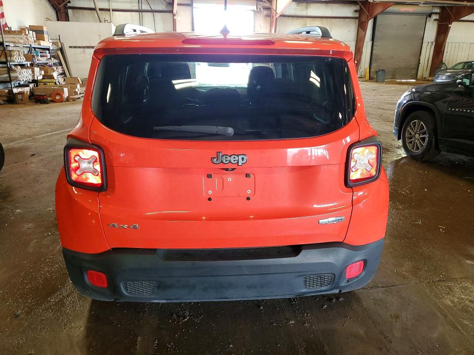 2015 Jeep Renegade VIN ZACCJBBT0FPC12865 COPART salvage auction — FRONT END, Mi - Certificate Of Title, sold $500 on 2026-07-31 (photo 6)
