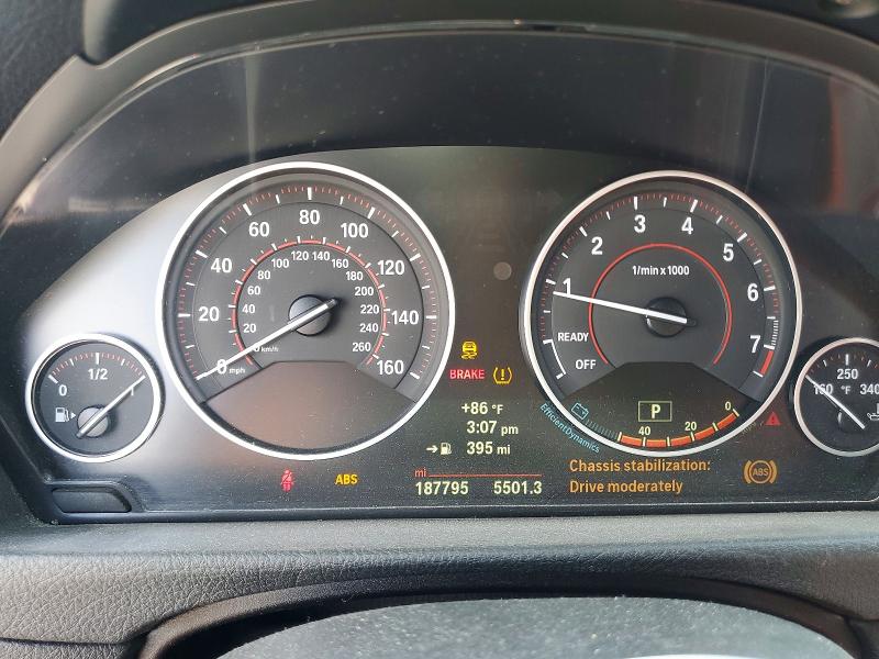 2014 BMW 3er VIN WBA3A5C53EJ464249 COPART salvage auction — FRONT END, Fl - Cert Of Title Slvg Rebuildable, sold $10 on 2026-07-28 (photo 9)
