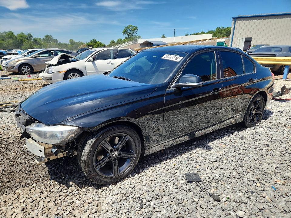 2014 BMW 3er VIN WBA3B5C53EP652389 COPART salvage auction — FRONT END, Al - Cert Of Title-Salvage Title, sold $1,450 on 2026-07-07 (photo 1)