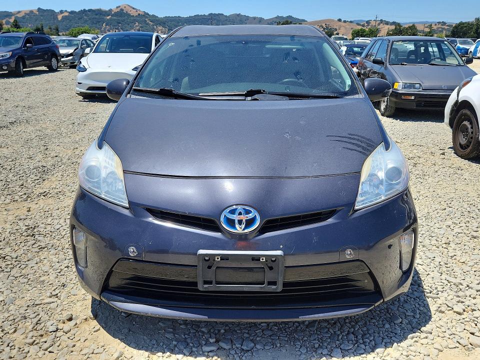 2012 Toyota Prius VIN JTDKN3DU4C5498039 COPART salvage auction — VANDALISM, CA - SALVAGE CERTIFICATE, sold $2,150 on 2026-07-14 (photo 5)