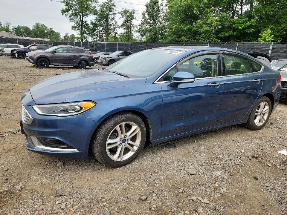 2018 Ford Fusion VIN 3FA6P0HD0JR189186 COPART salvage auction — MINOR DENT/SCRATCHES, Ct - Certificate Of Title (P), sold $1,250 on 2026-07-31 (photo 1)