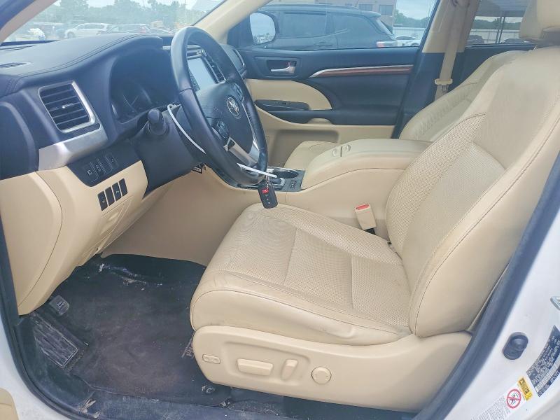 2017 Toyota Highlander VIN 5TDDZRFH6HS465545 COPART salvage auction — FRONT END, Ks - Cert Of Title-Salvage, sold $550 on 2026-07-30 (photo 7)