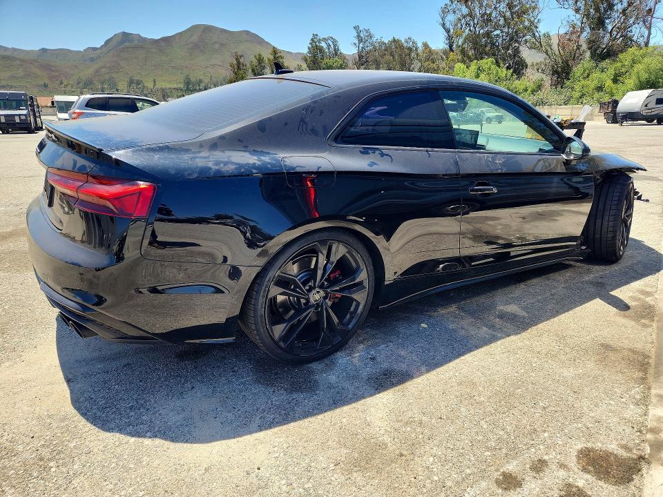 2023 Audi Rs5 VIN WAUP4AF59PA044690 COPART salvage auction — FRONT END, Ca - Salvage Certificate, sold $17,000 on 2026-07-28 (photo 3)