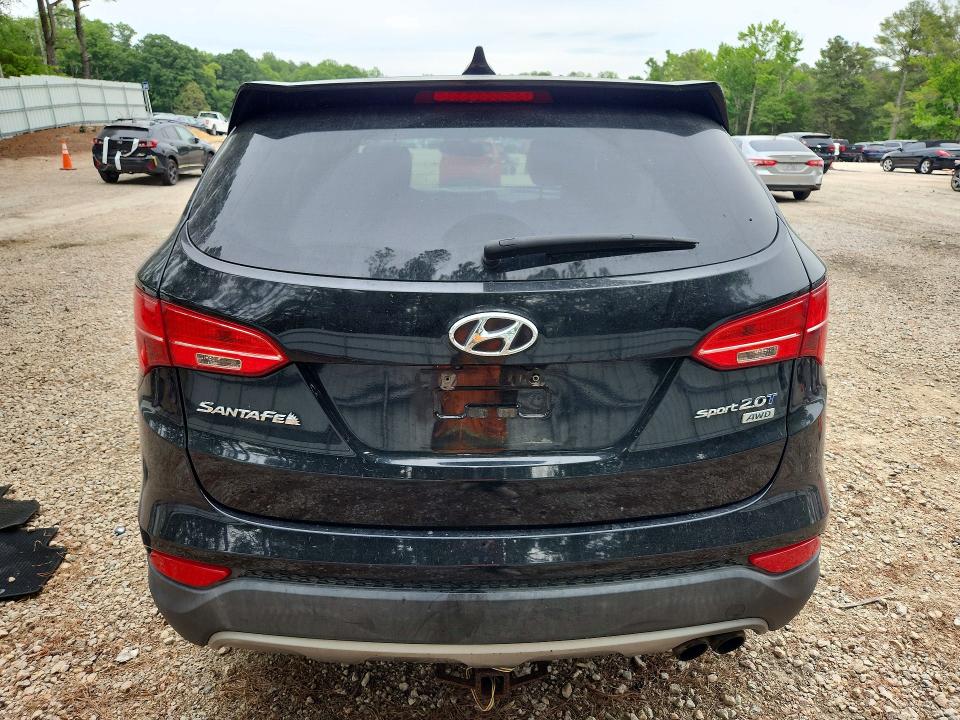 2013 Hyundai Santa fe VIN 5XYZWDLA1DG027063 COPART salvage auction — FRONT END, Nc - Salvage Certificate Of Title, sold $275 on 2026-07-31 (photo 6)