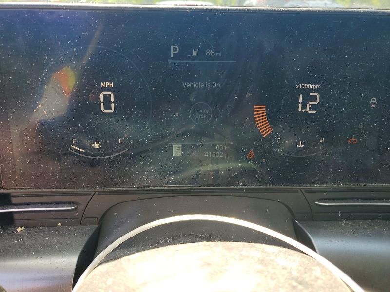 2024 Hyundai Kona VIN KM8HBCAB0RU137066 COPART salvage auction — FRONT END, Ma - Cert Of Title-Salvage, sold $100 on 2026-07-23 (photo 9)