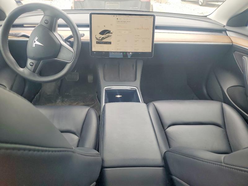 2023 Tesla Model 3 VIN 5YJ3E1EB6PF393576 COPART salvage auction — FRONT END, Ks - Cert Of Title-Salvage, sold $1,250 on 2026-07-30 (photo 8)