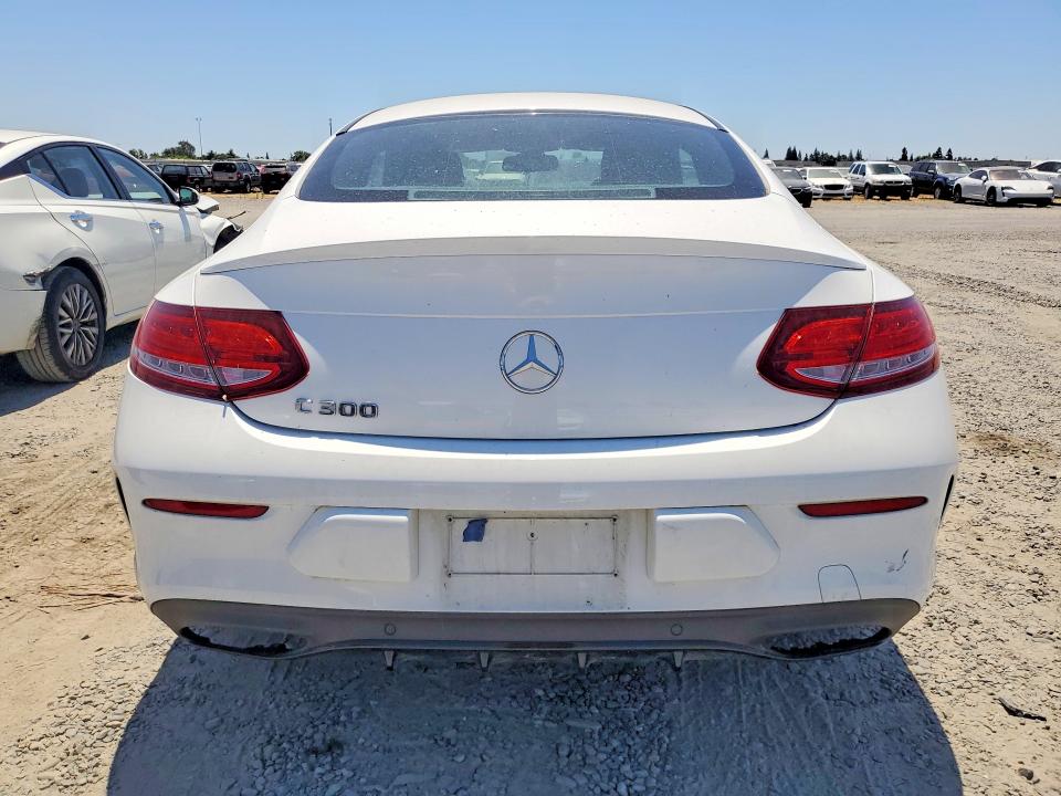 2018 Mercedes-benz C-klasse VIN WDDWJ4JB1JF664231 COPART salvage auction — REAR END, Ca - Salvage Certificate, sold $8,500 on 2026-08-04 (photo 6)