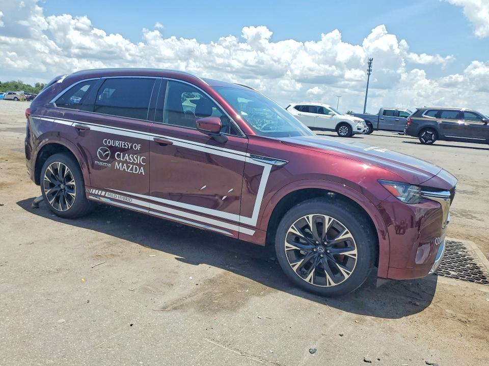 2026 Mazda Cx-90 VIN JM3KKEHC1T1350483 COPART salvage auction — REAR END, Fl - Certificate Of Destruction, sold $13,800 on 2026-07-13 (photo 4)
