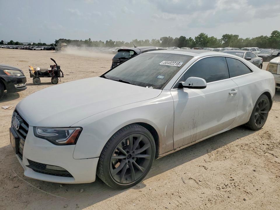 2014 Audi A5 VIN WAULFAFR4EA028485 COPART salvage auction — MINOR DENT/SCRATCHES, Tx - Cert Of Title-Rebuilt Salvage, sold $625 on 2026-07-10 (photo 1)