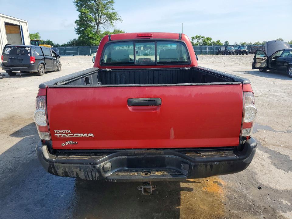 2009 Toyota Tacoma VIN 5TENX22N09Z612685 COPART salvage auction — HAIL, Mo - Salvage Certificate Of Title, sold $350 on 2026-07-27 (photo 6)